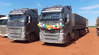 Volvo FH 540 e trela carreta guerra pronto pra iniciar a safra 2024 [upl. by Milano]