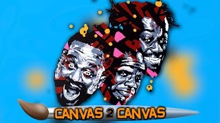 The World Famous TwoTime Champs hit the canvas WWE Canvas 2 Canvas [upl. by Stockwell]