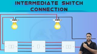 Intermediate switch connection diagramIntermediate switch [upl. by Ardnuhs]