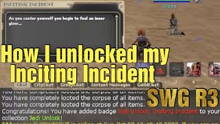 How I unlocked my Inciting Incident  SWG Restoration 3 [upl. by Karisa]