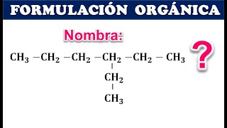 COMO NOMBRAR UN COMPUESTO ORGÁNICO 👉Aprende en 3 sencillos pasos a nombrar este compuesto orgánico [upl. by Amikahs219]