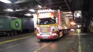 McConaghy Scania going onto the birkenhead boat [upl. by Eronel]