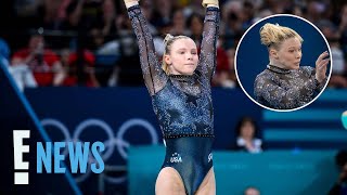 Gymnast Jade Carey SHARES Why She Fell During Floor Routine  2024 Olympics  E News [upl. by Adnohr]