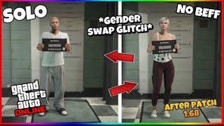 BRAND NEW GENDER SWAP GLITCH GTA 5 ONLINE GLITCH AFTER PATCH 168NO BEFF [upl. by Mailliwnhoj]