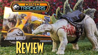 STEGOSAURUS de JURASSIC WORLD DINO TRACKERS  Gigantic Trackers de Mattel [upl. by Zink]