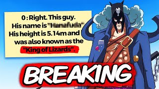 BREAKING Oda REVEALS A New Warlord and Fujitoras Sword Rank SBS109 [upl. by Annonyw]