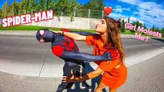 BEST TOP 3 SPIDERMAN VS BEAUTIFUL GIRL Epic Parkour Pov [upl. by Dilly235]