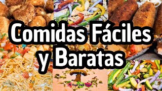 ✅12 COMIDAS FÁCILES Y BARATAS mihogardulcehogar comidamexicana comidasfacilesybaratas [upl. by Auka]