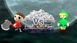 SSBB Dolphin Emulated Villager Vs Ben [upl. by Gawlas]