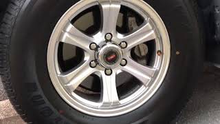 ランドクルーザープラド BRIDGESTONE DUELER HT684 26570R17装着 [upl. by Gayl]