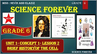 science grade 6 first term U1 C 1 L 2 Brief history of the cell [upl. by Anor]