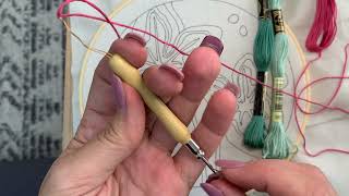 Starting your Punch Needle Embroidery [upl. by Graniah133]