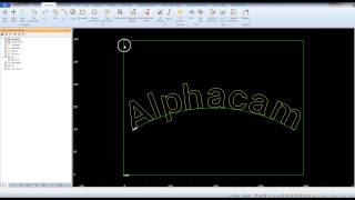 3D Engraving in Alphacam [upl. by Ross]