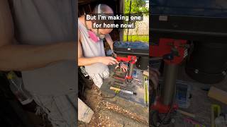 Manual trash compactor diy woodworking howto tips shorts [upl. by Nyleak]