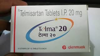 Telma 20 MG Tablet  Uses Side Effects Substitutes Composition in hindi [upl. by Krm]