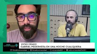 La producción musical de la serie de CROMAÑÓN  GABRIEL PEDERNERA en UNA NOCHE CUALQUIERA [upl. by Denoting]