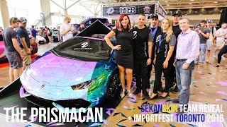 Revealing The Lamborghini Huracan Spyder Prismacan at ImportFest [upl. by Auqenehs517]