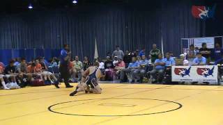 Cadet FS 145 pounds  Eddie Gonzalez IL vs Dillon Artigliere NJ [upl. by Sophie]