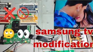 UA55KU6000KXXT modification new panal install boi kanpur led service Samsung modification lg service [upl. by Kissner]