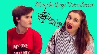 Miranda Sings VOICE LESSON Impression [upl. by Gotcher]