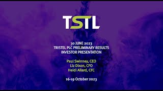 TRISTEL PLC  Preliminary results [upl. by Nnylak]