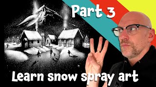 Learn snow spray art Part 3 [upl. by Roxanna847]