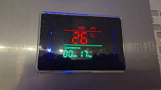 LED Shower tower with temperature screen 3 week review [upl. by Corbet]