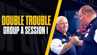 DOUBLE IN DARTS 🎯  Darts  MODUS Super Series  Series 8 Double Trouble  Group A Session 1 [upl. by Mayap]