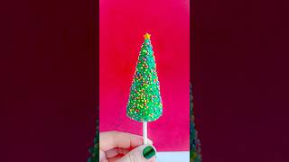 Christmas Tree Cake Pop shorts christmas cakepops christmastree [upl. by Ahtamas]