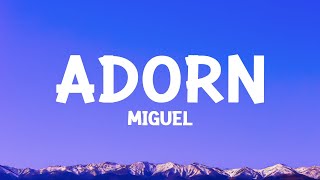 Miguel  Adorn Lyrics [upl. by Goodrow]