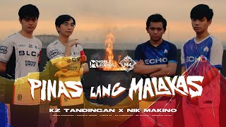 M4 PH THEME SONG  PINAS LANG MALAKAS  KZ TANDINGAN FT NIK MAKINO  MOBILE LEGENDS BANG BANG [upl. by Aielam715]