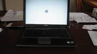 Apple Mac OS X 1062 Hackintosh on a Dell Latitude D620 [upl. by Chemaram]