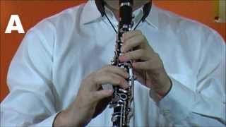 Chromatische Tonleiter auf der B Klarinette Chromatic Scale Clarinet [upl. by Anyehs]