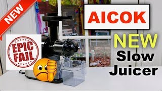 AICOK Slow Masticating Juicer  NEWEST Model  Review ✅ [upl. by Belloir220]