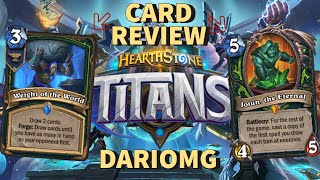 Carte ROTTE per il DH CARD REVIEW TITANI 12 HEARTHSTONE ITA [upl. by Derwin]