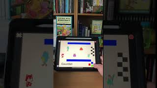 I made a game based on the Gladiators TV show in ScratchJr on my iPad [upl. by Solenne]