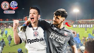 the moment my Brother sends Bolton to Wembley [upl. by Pineda364]