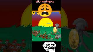 😈Stick war 😡legacy game 😠stickwar3 stickwarlegacy gameplay shorts 4k trending trend stickman [upl. by Lenahs]