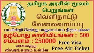 Tamilnadu Government Undertaking OMCL Recruitment 2021 In Tamil  RK Jobs Info [upl. by Arundel]