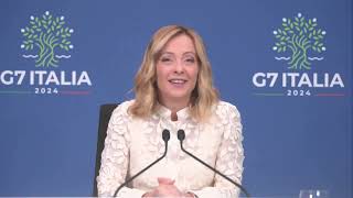 GIORGIA MELONI INTERVIENE ALLA XXII CONFERENZA DEI PRESIDENTI DELLE CAMERE BASSE DEI PAESI G7 [upl. by Kenwee]