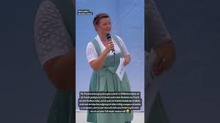 Ronja Forcher im Dirndl  instagram 25082023 [upl. by Alamak]