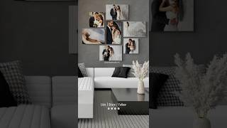 Wall Photo Frame Ideas🤍💫🤍shorts walldecor walldecorationideas photoframe [upl. by Anailli]