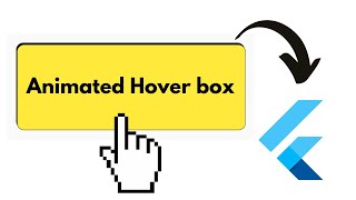 Cool ANIMATED HOVER BOX 🖱️ EFFECT in Flutter [upl. by Annaet]