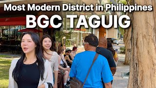 BGC Philippines  Walking Tour  A Day in Metro Manila’s the Most Modern Place [upl. by Renrag]