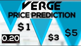 Verge Price Prediction Verge Bigger than Monero [upl. by Gean311]