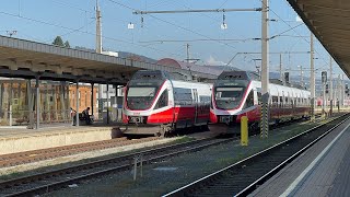 Einfahrt SBahn Kärnten S1 SpittalMillstätter See  Villach Hbf in Villach Hbf 30102024 4K HDR [upl. by Ainelec]