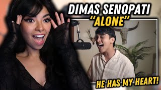 HE HAS MY HEART  Dimas Senopati  Alone  Heart  FIRST TIME REACTION [upl. by Aihsyn]