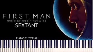 First Man  Sextant Piano Tutorial  Sheets [upl. by Akinor971]