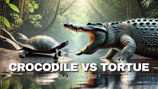 Un crocodile peutil croquer la coquille dune tortue [upl. by Vance]