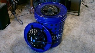 DIY quotActivated Carbonquot Air Purifier The quot5 Gal Bucketquot AllOdor Air Cleaner  smoke smog fumes [upl. by Constantine]